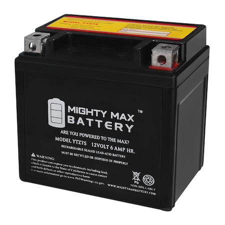 YTZ7S 12V 6AH Replacement Battery for UltraMax ETZ7S